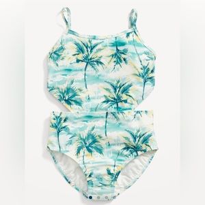 NWT Old Navy Palm Tree-Print Swimsuit